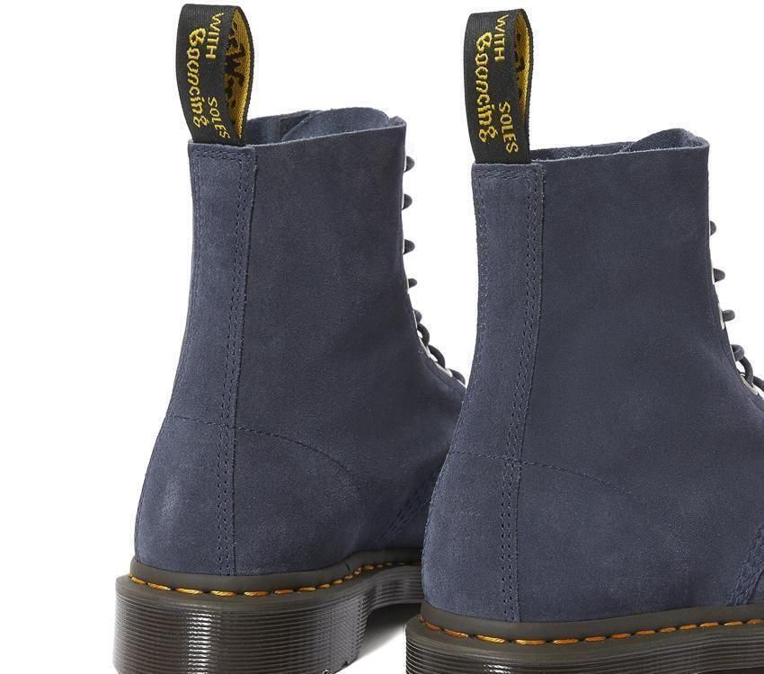 Dr. Martens 1460 Pascal 8 Eye Mens Boots Doc Martins Dr Docs Shoes - Ombre Blue