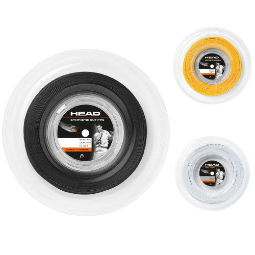 Head Synthetic Gut PPS 16g Tennis String Reel 200m 1.30mm Power Control - Gold