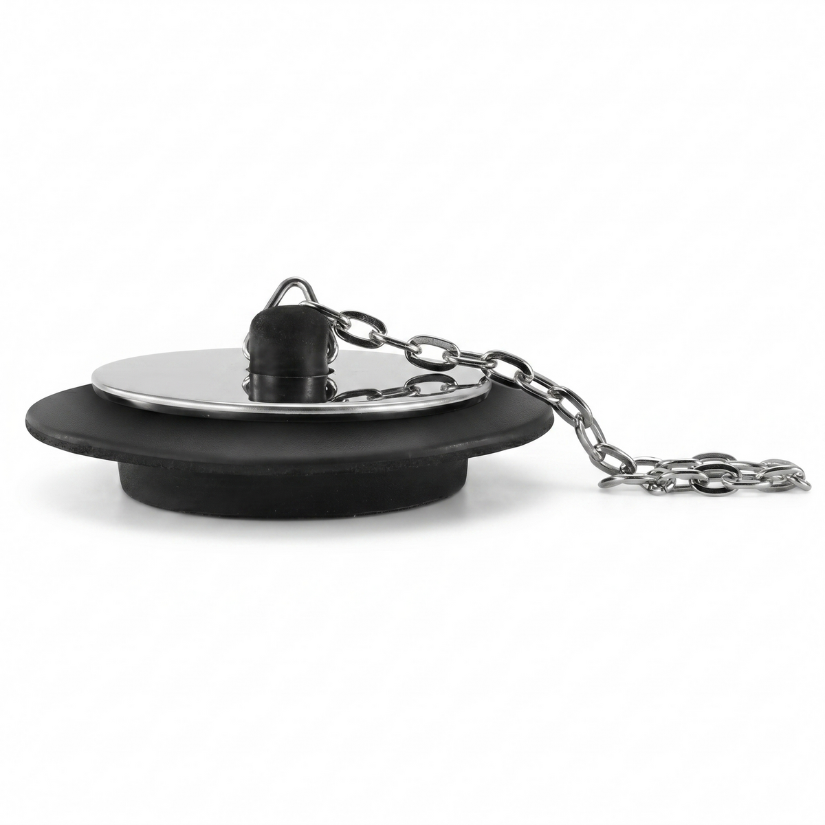 40mm Sink Plug w/ Stainless Steel Chain for Kitchens or Bathrooms