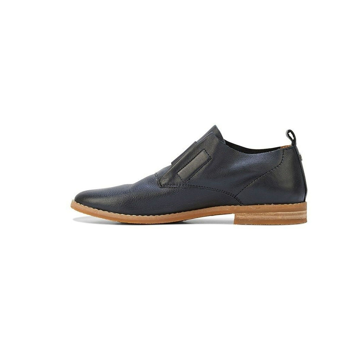 HUSH PUPPIES Women's Annerly Clever Flats Shoes Soft Leather Business Heels - Black