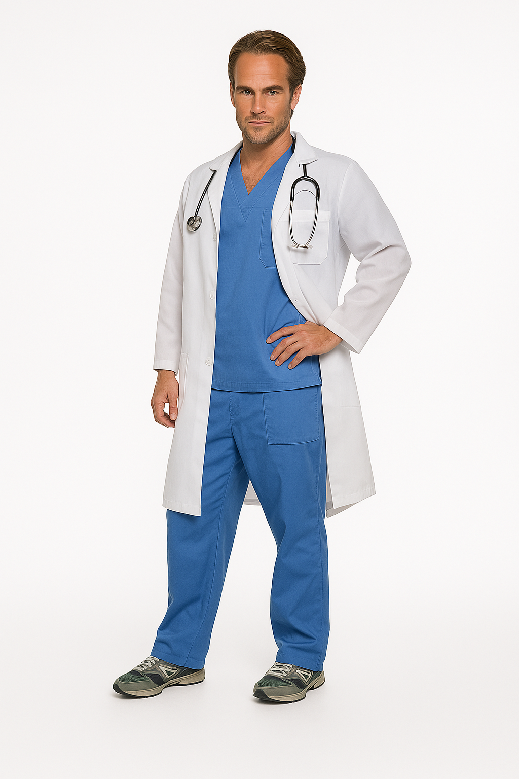 Plus Size Mens Doctor Costume King Big &amp; Tall Party Hospital Fancy Dress