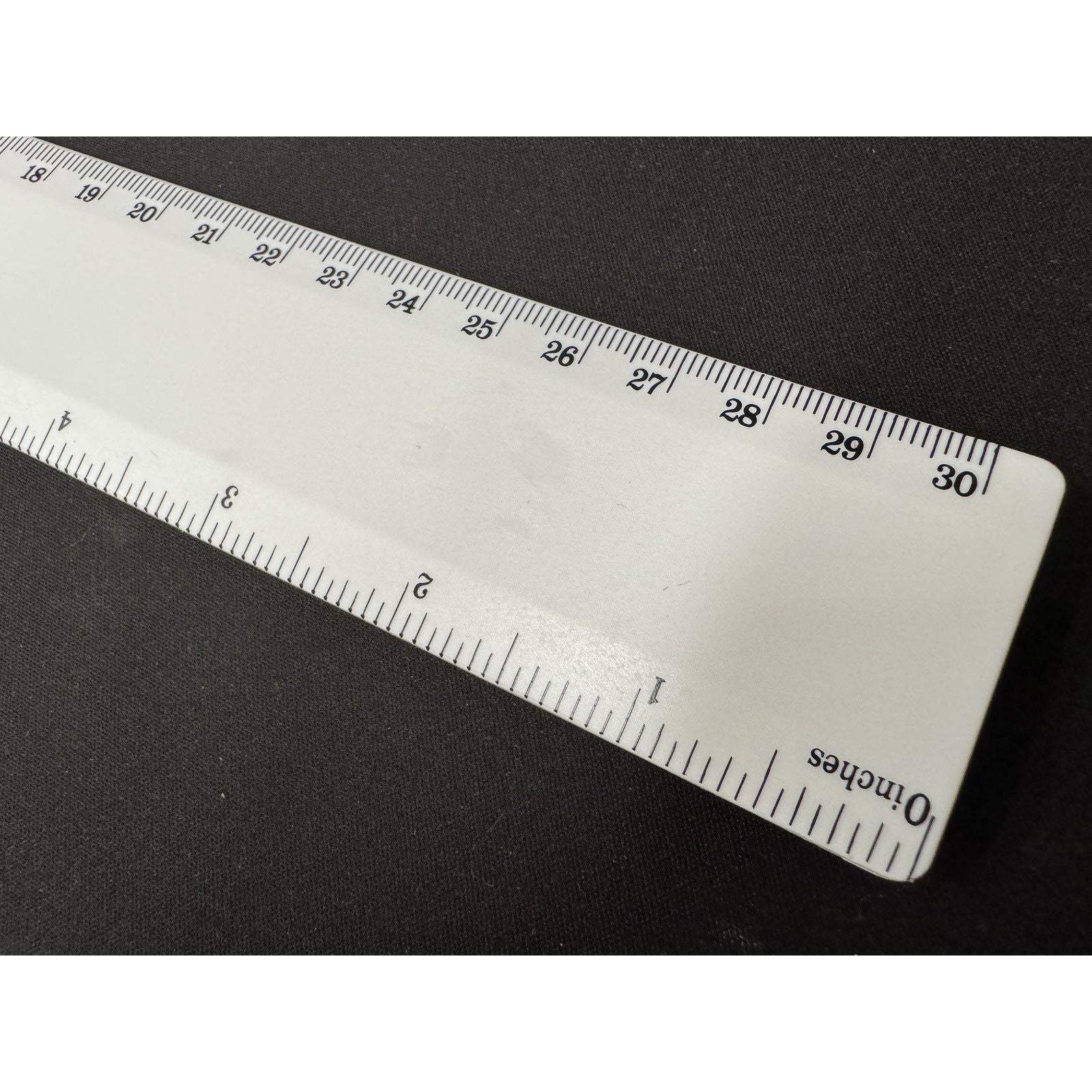 50x Bio Ruler 30cm Eco Friendly Biodegradable Corn BULK School Office - White