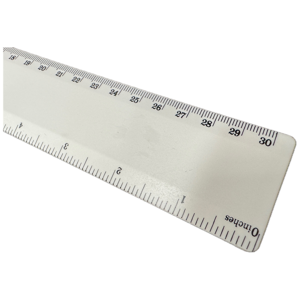 50x Bio Ruler 30cm Eco Friendly Biodegradable Corn BULK School Office - White