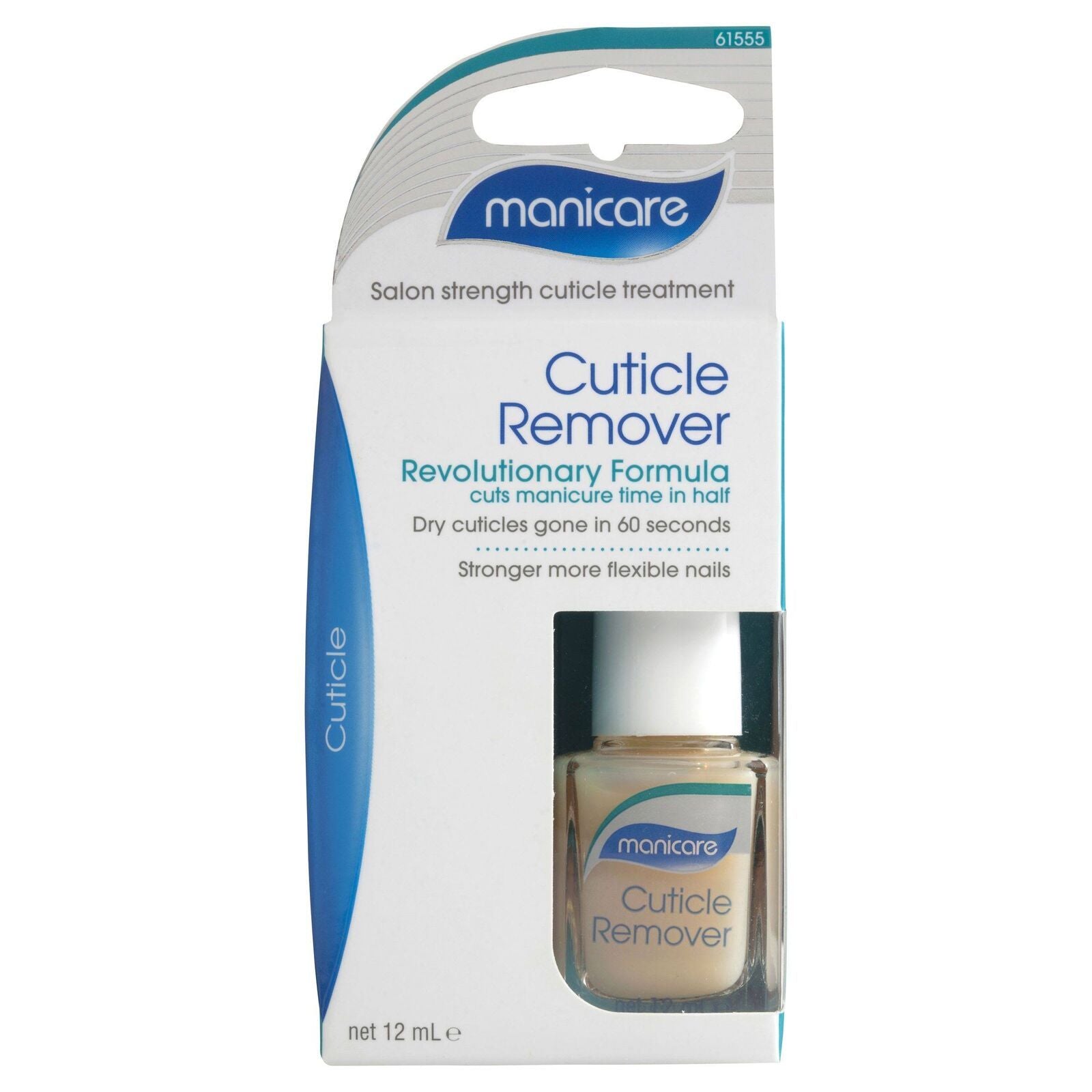 Manicare 12ml Cuticle Remover Flexible Nail Manicure Pedicure Grooming - White