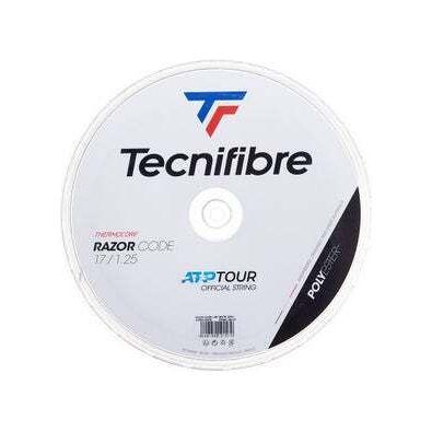 Tecnifibre Razor Code Tennis String Reel 1.25mm 17 Gauge 200m Coil - White Strings