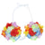 HAWAIIAN BRA Luau Lei Fancy Dress Flower Bikini Top Costume Beach Dance Hula