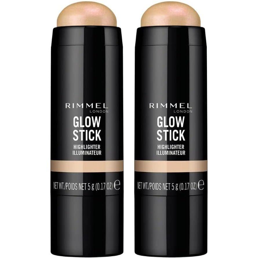 2x Rimmel 5g Glow Stick Highlighter - 002 Bold