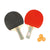 2 Players Table Tennis Set 2 Rackets Bats with 3 Ping Pong Balls Home Sports