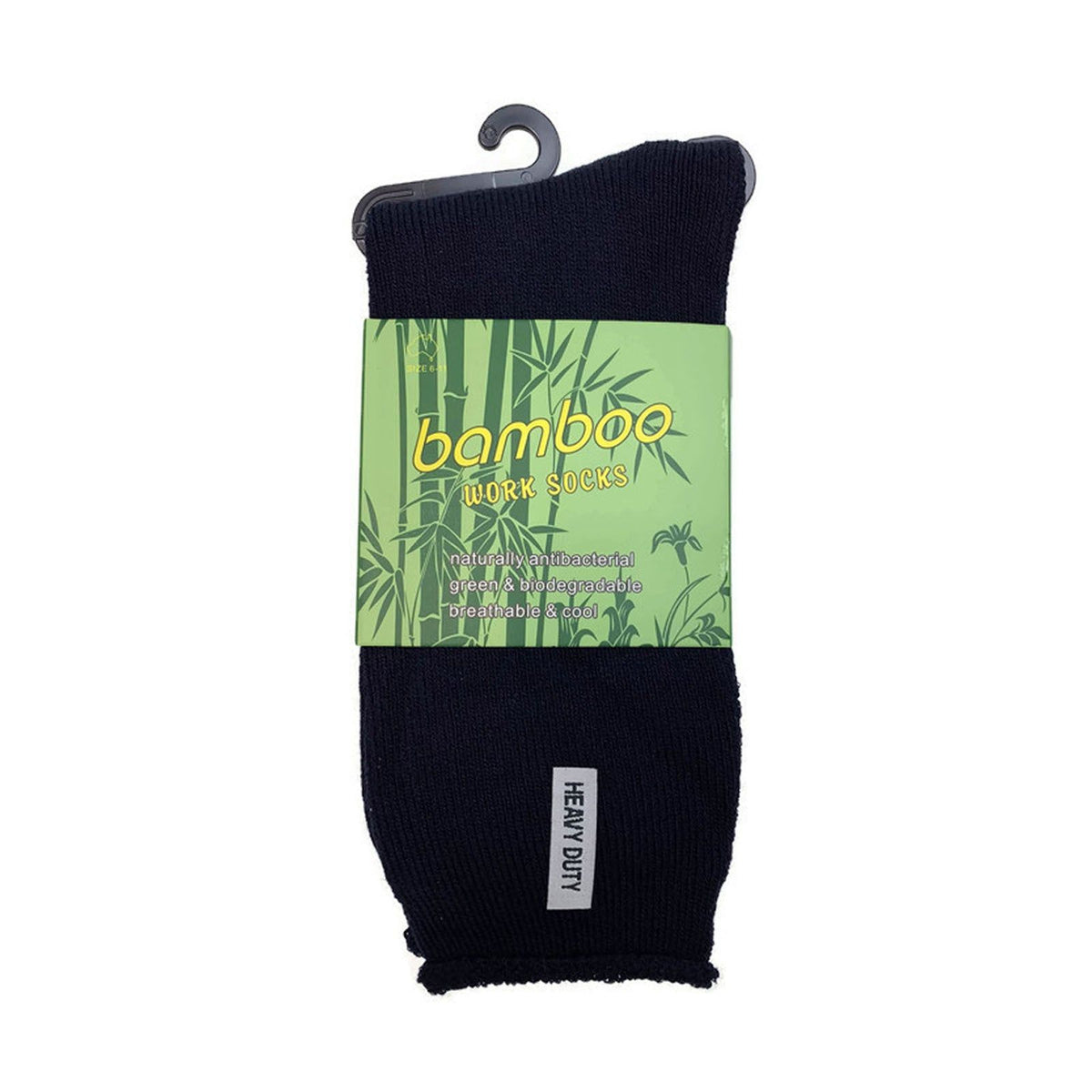 3 Pairs PREMIUM BAMBOO SOCKS Mens Heavy Duty Thick Work Socks Cushion BULK - Assorted Colour Pack - 11-14