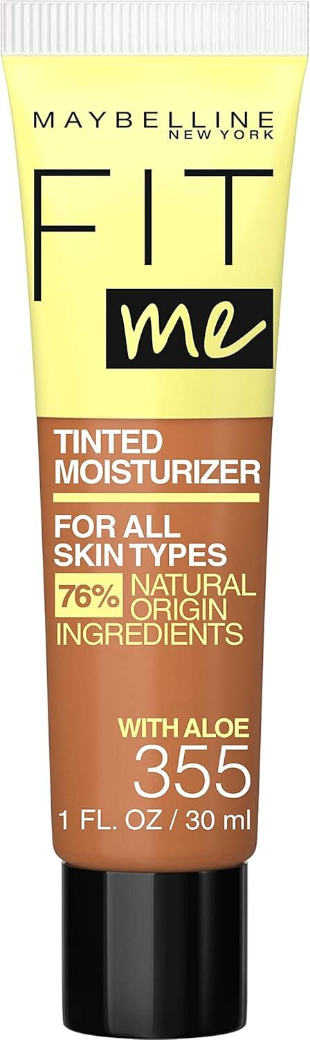 2x Maybelline Fit Me 30ml Tinted Moisturizer - 355