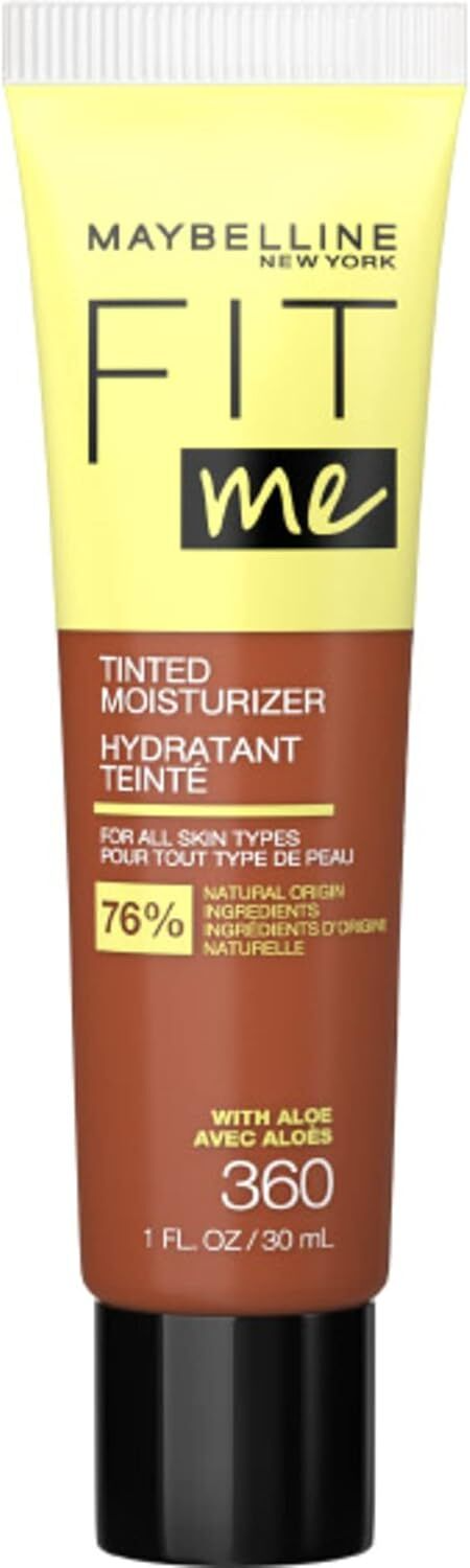 2x Maybelline Fit Me 30ml Tinted Moisturizer with Aloe - 360 (Foundation)