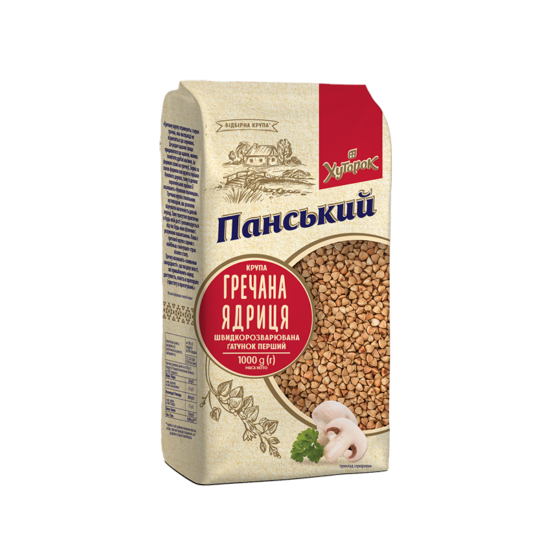 Ukrainian Buckwheat Groats Roasted Kasha GMO Free 1000gr Grechka 1 Pack