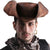 Durashape Brown Pirate Tricorn Hat Tri-Corner Faux Leather Captain Cowboy Costume