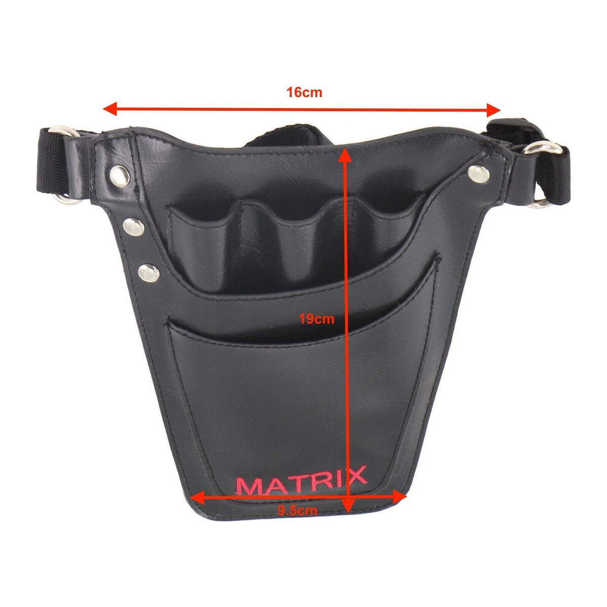 MATRIX Leather Tool Belt Barber Hairdressing Pouch Scissor Waist Pouch Bag