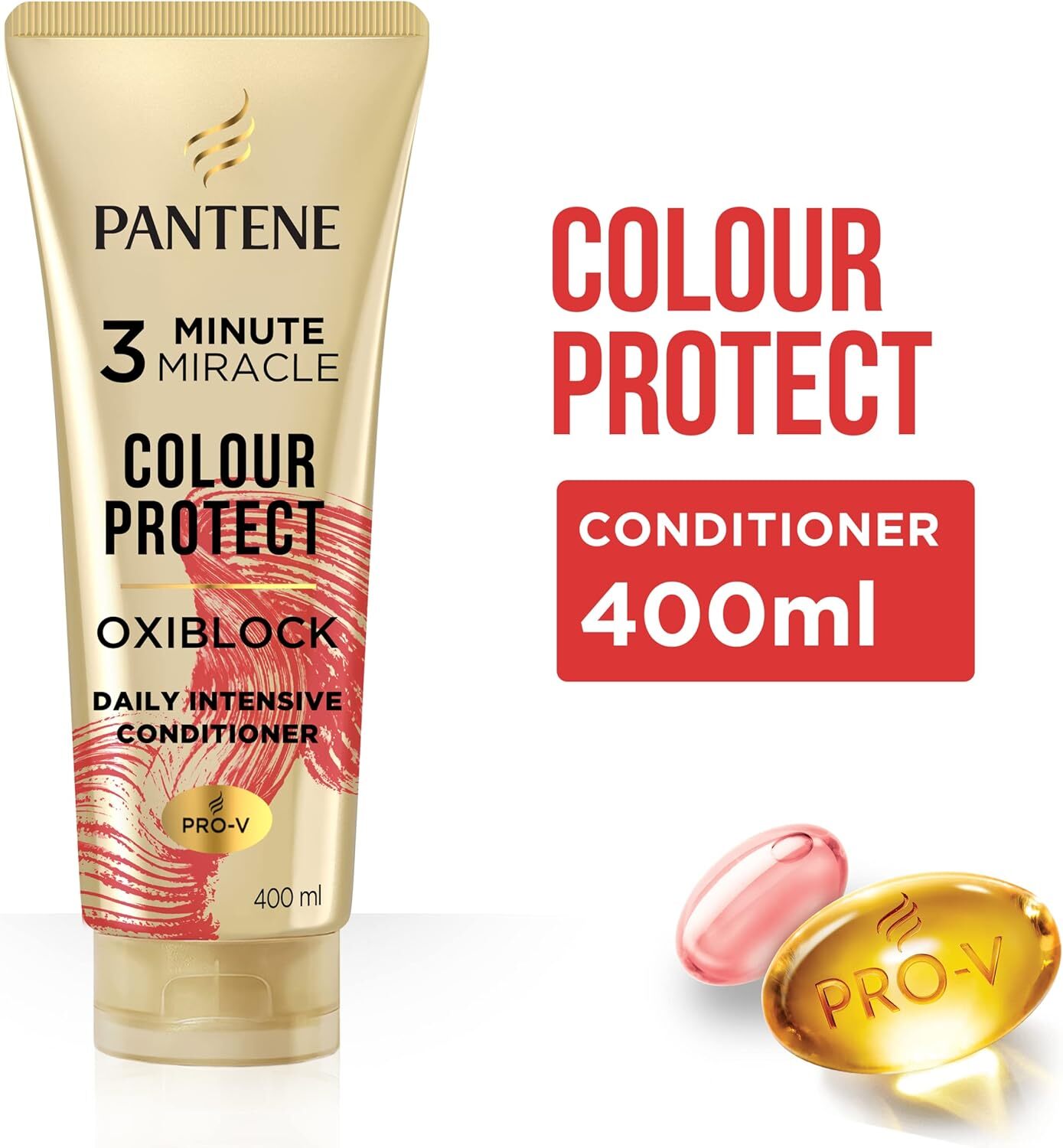 Pantene 400ml 3 Minute Miracle Colour w Oxiblock Intensive Conditioner