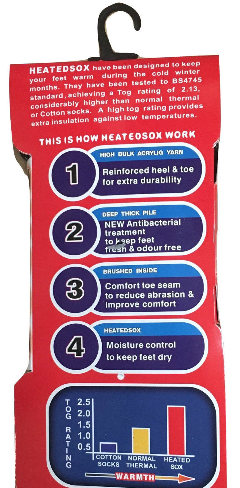 4 Pairs Mens THERMAL HEATED SOCKS Warm Winter Comfort Mens Work Sox Ski BULK - 6-11 UK