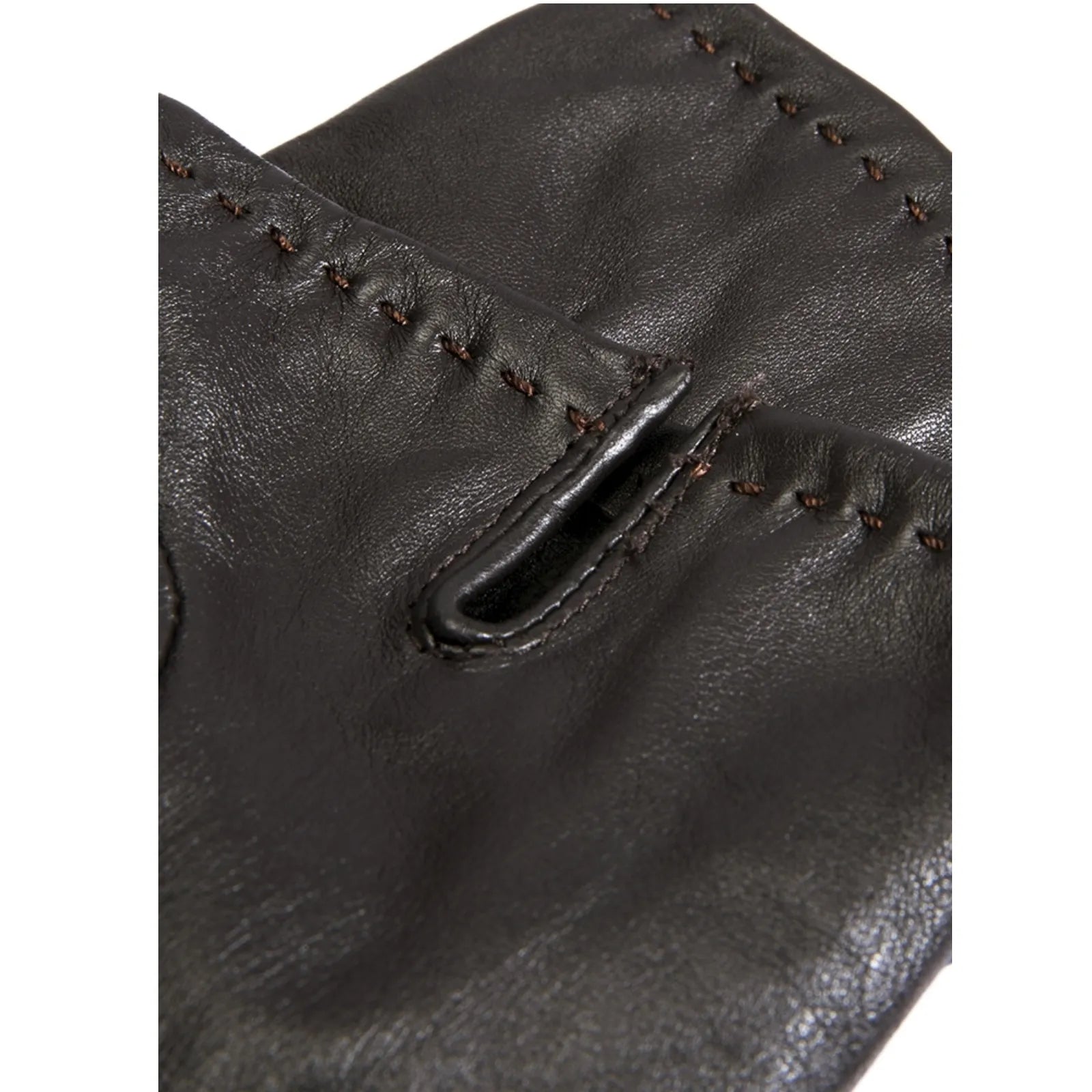 Dents Mens Touchscreen Leather Gloves With Palm Vent Handsewn Detail Cuffs