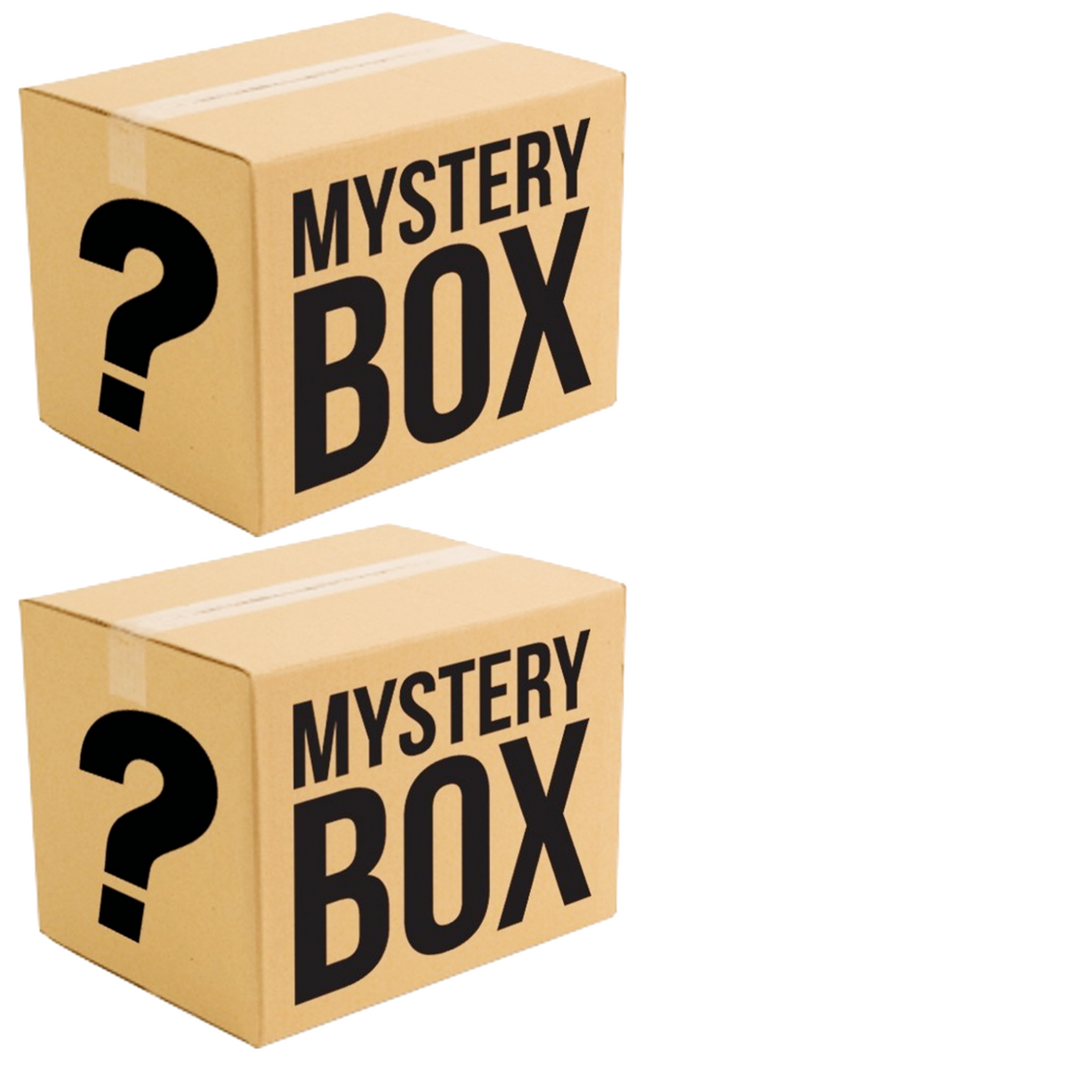 2 Boxes Mystery Box Set of Assorted Lucky Dip Random Products (Medium &amp; Large Box)