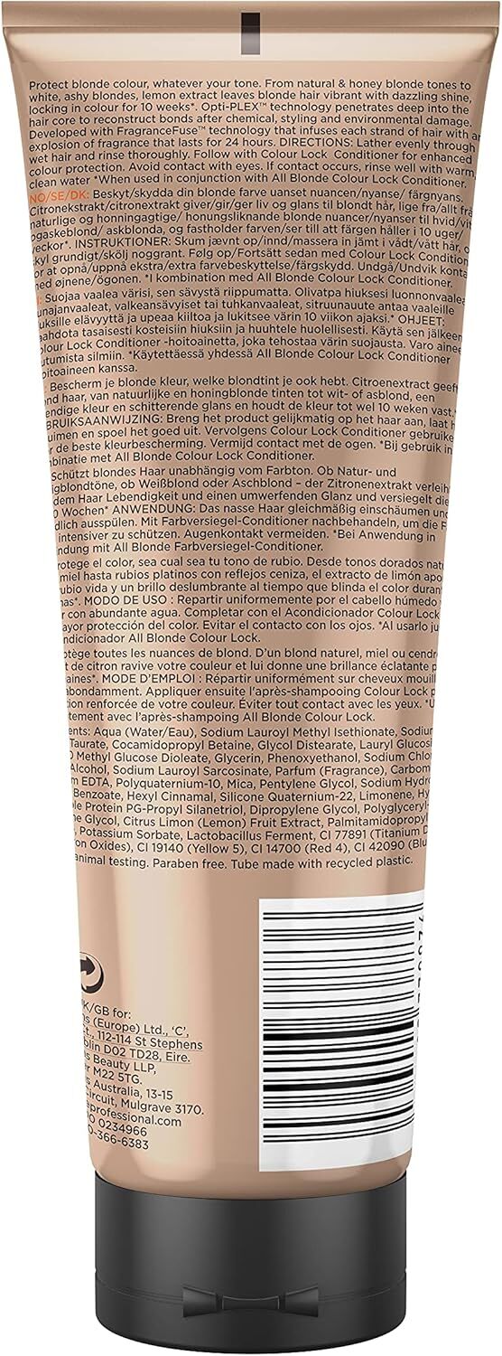 Fudge Professional All Blonde Colour Lock Shampoo for Colour Fade 250ml