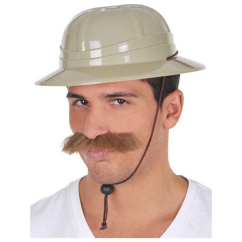 SAFARI HAT Camping Pith Helmet Solid African Hunter Jungle Costume Party
