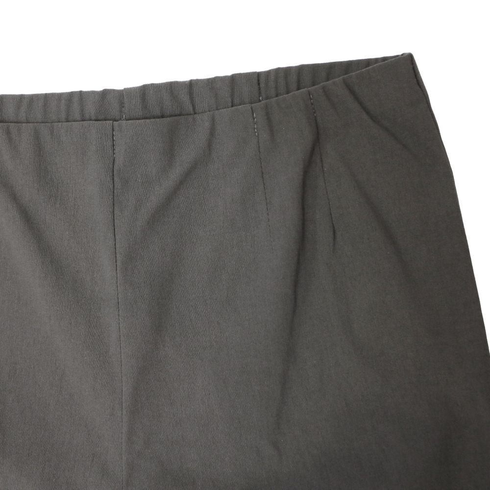 Womens Straight Leg Bengaline Pull On Stretch Work Pants Ladies Bottoms Ponte - Charcoal