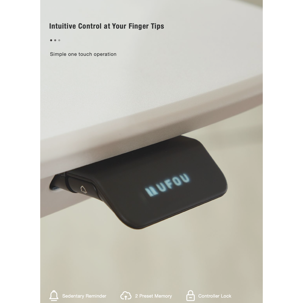 1.2m UFOU UPON Standing Desk Height Adjustable Motorised Electric Sit Stand Table Riser