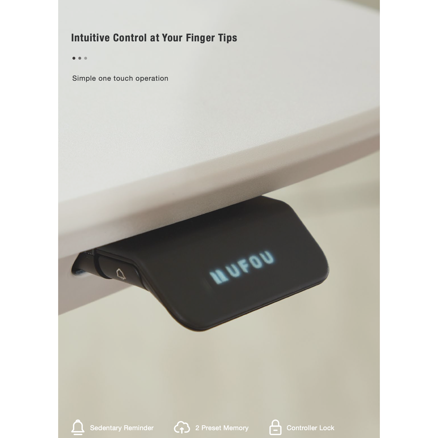 1.2m UFOU UPON Standing Desk Height Adjustable Motorised Electric Sit Stand Table Riser