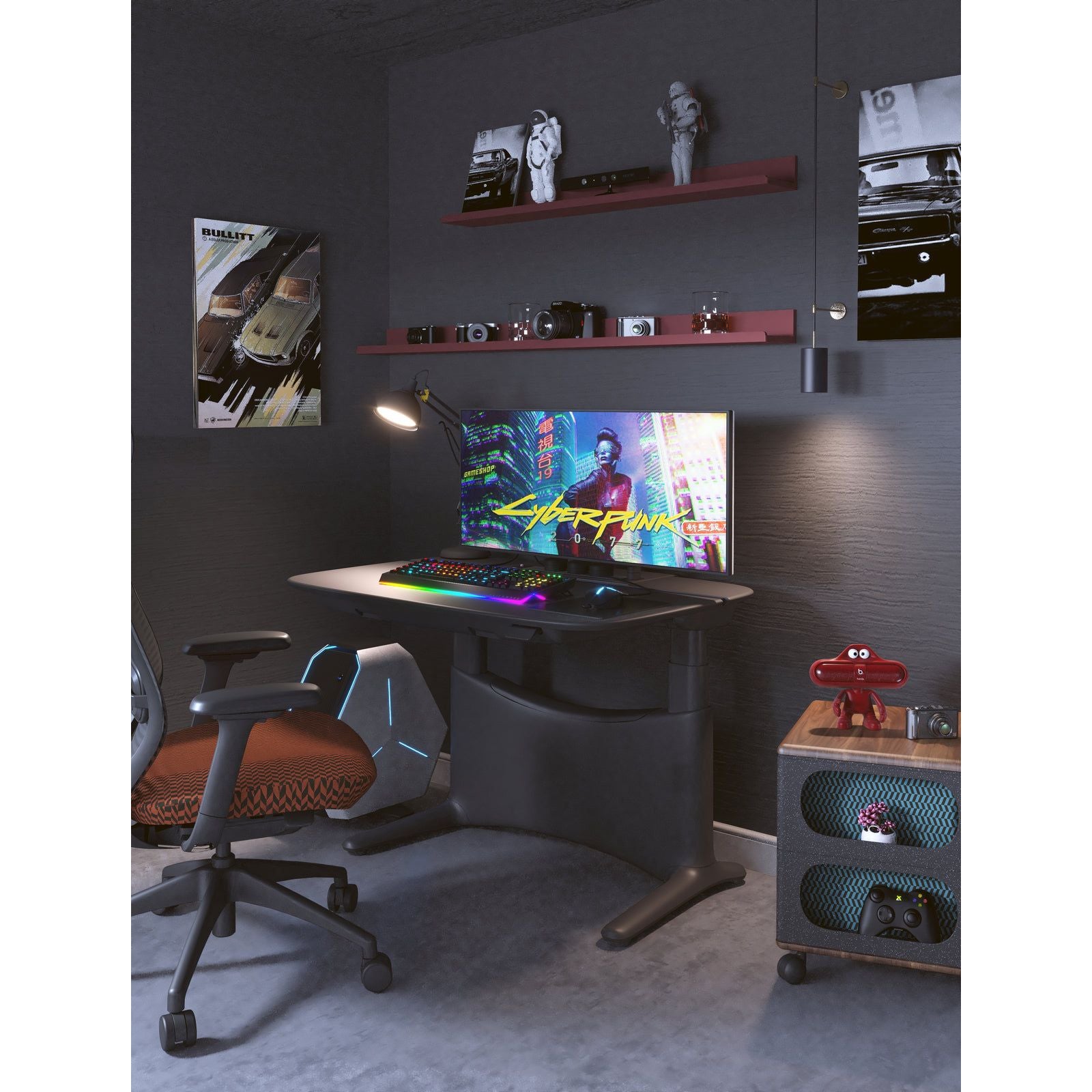 1.2m UFOU UPON Standing Desk Height Adjustable Motorised Electric Sit Stand Table Riser