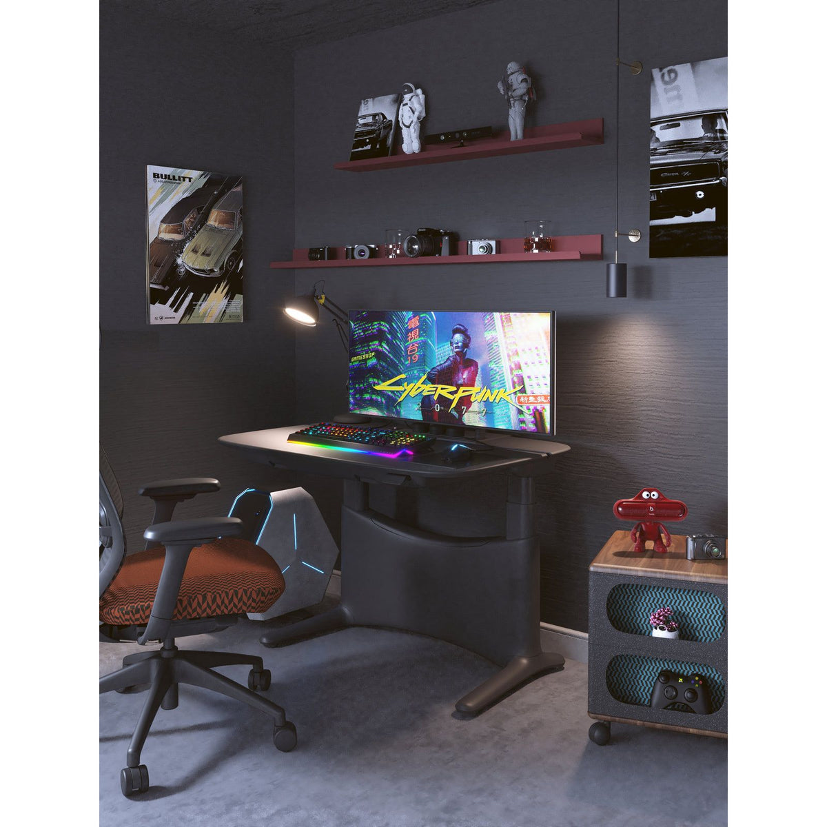 1.2m UFOU UPON Standing Desk Height Adjustable Motorised Electric Sit Stand Table Riser