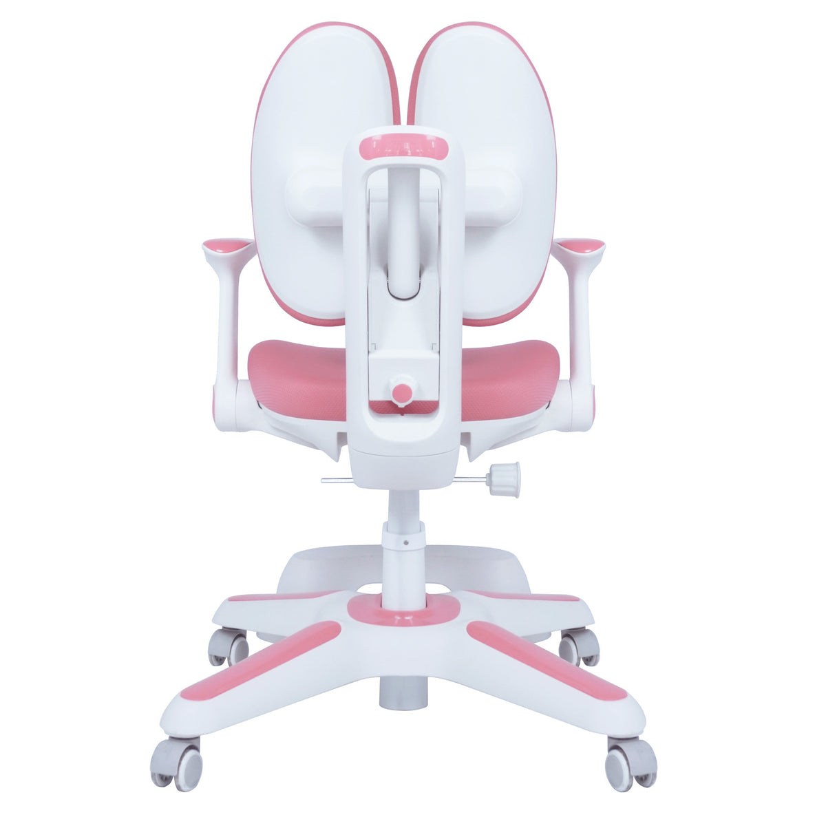 2x Ergonomic Children Kids Study Chairs Height Adjustable - Pink