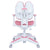 2x Ergonomic Children Kids Study Chairs Height Adjustable - Pink
