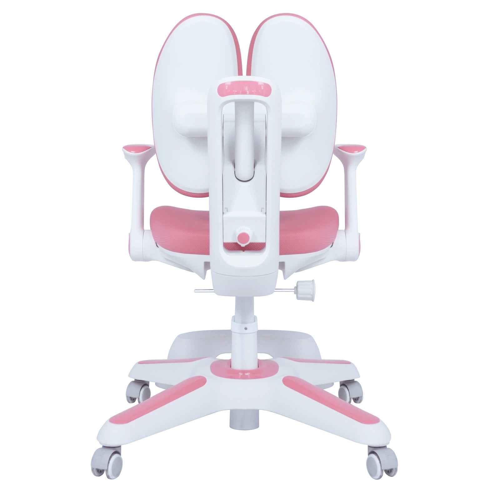 4x Ergonomic Children Kids Study Chairs Height Adjustable - Pink