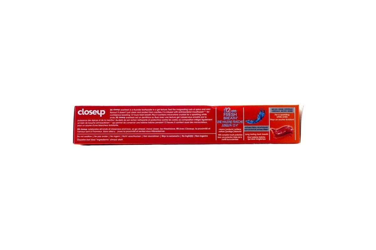 9x Closeup Toothpaste Everfresh Red Hot 90g