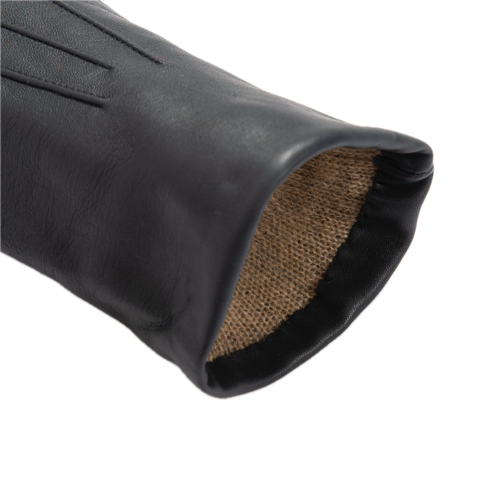 Dents Women’s Cashmere-Lined Tech Touchscreen Leather Gloves - Navy