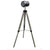 139cm Nautical Tripod Floor Lamp w Steel Grey Lamp Head Searchlight Spot Light Modern