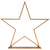 87cm Bamboo Star Table Lamp Desk Light LED Strip Modern Designer - Natural