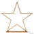 87cm Bamboo Star Table Lamp Desk Light LED Strip Modern Designer - Natural
