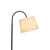 Naples Tripod Floor Lamp Shelf Storage Drawer Bed Side Table Light w/ USB Charger