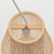 Natural Woven Bamboo Empire Pendant Lamp Hanging Light Bell Shade Boho Tropical