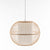 Natural Woven Bamboo Sphere Pendant Lamp Hanging Light Bell Shade Boho Tropical