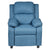 1 Set of 4 Erika Navy Blue Adult Recliner Sofa Chair Blue Lounge Couch Armchair Furniture