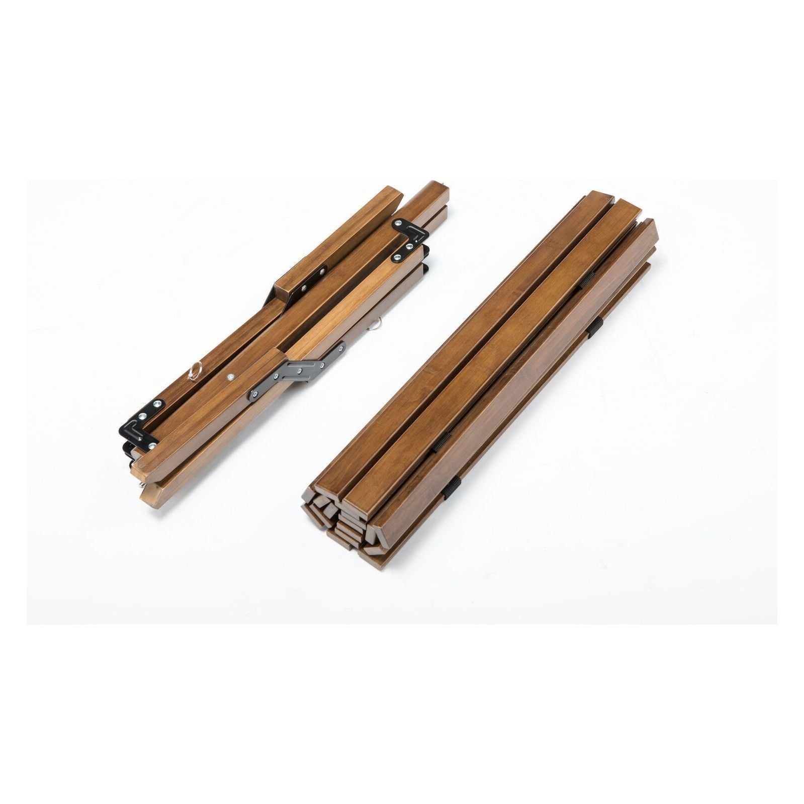 62cm Foldable Bamboo Outdoor Camping Table Waterproof Wood Wooden Travel - Small