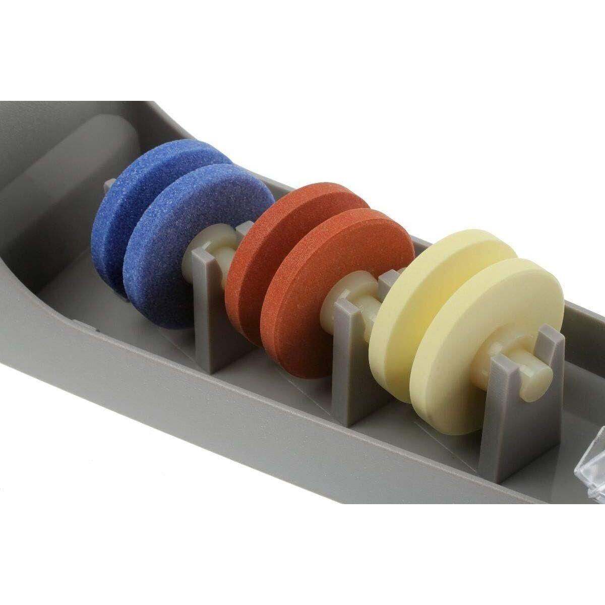 MinoSharp Plus 3-Stage Ceramic Water Sharpener 550/GB for Global Knives Knife