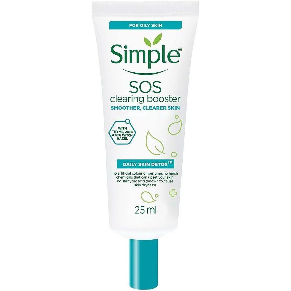 Simple 25ml SOS Clearing Booster Long Lasting Shine &amp; Blemish Control
