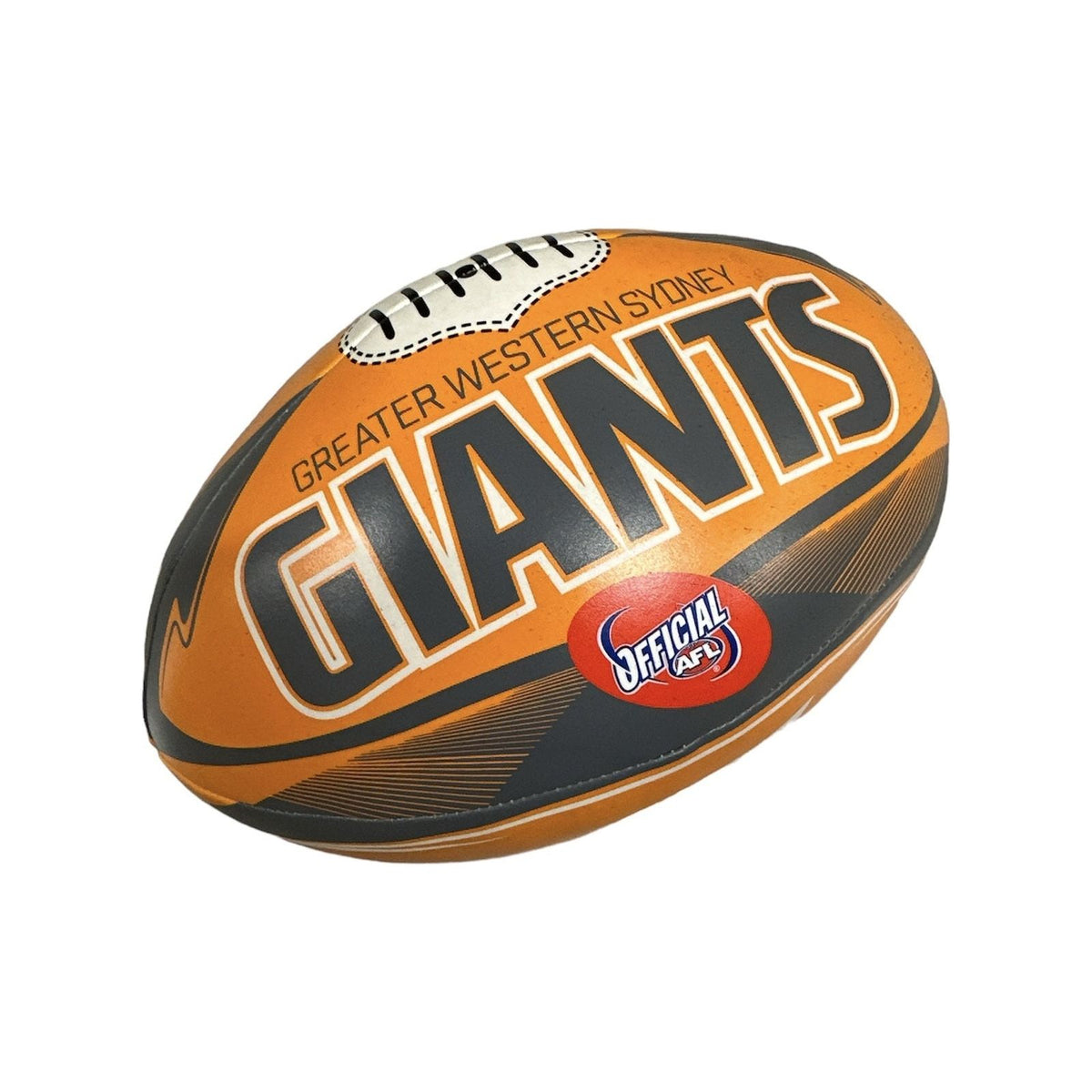 GWS Giants AFL Footy 8" Soft Touch Stress Ball Football