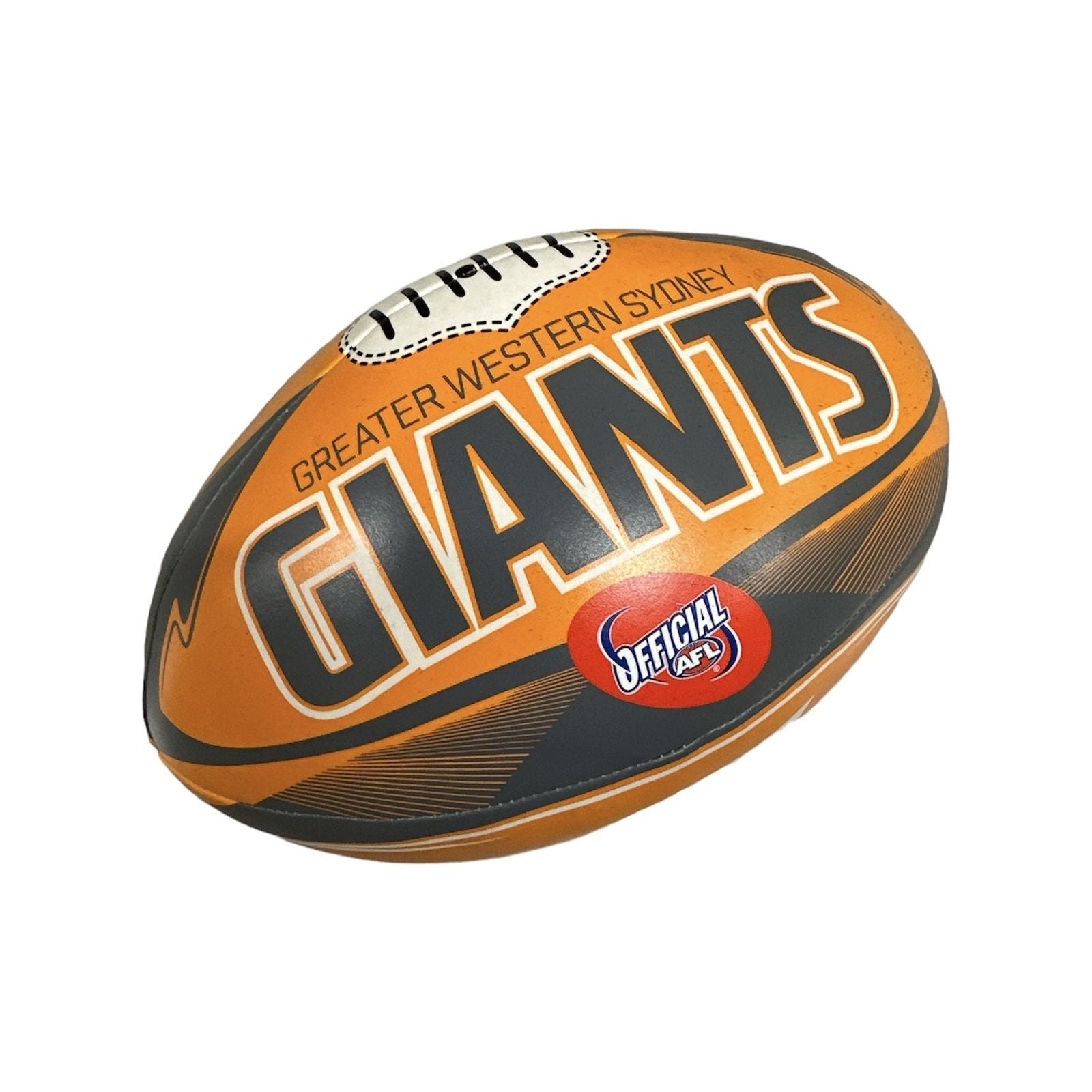 GWS Giants AFL Footy 8" Soft Touch Stress Ball Football