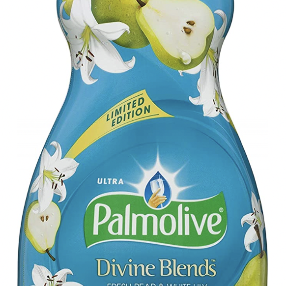Palmolive Dishwashing Liquid Ultra Divine Blends 375ml - Fresh Pear & White Lily