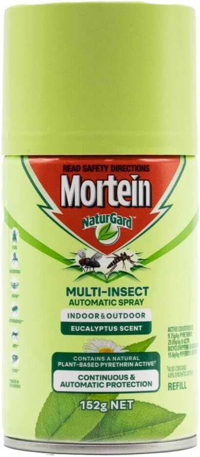 Mortein NaturGard Multi-Insect Automatic Spray Refill Eucalyptus 152g