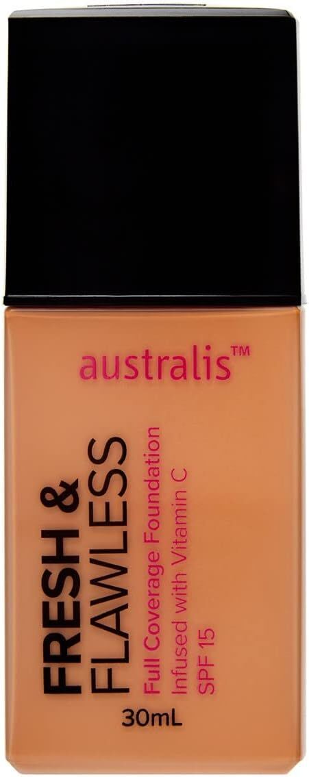 Australis Fresh &amp; Flawless Full Coverage Foundation SPF 15 - Sunkissed