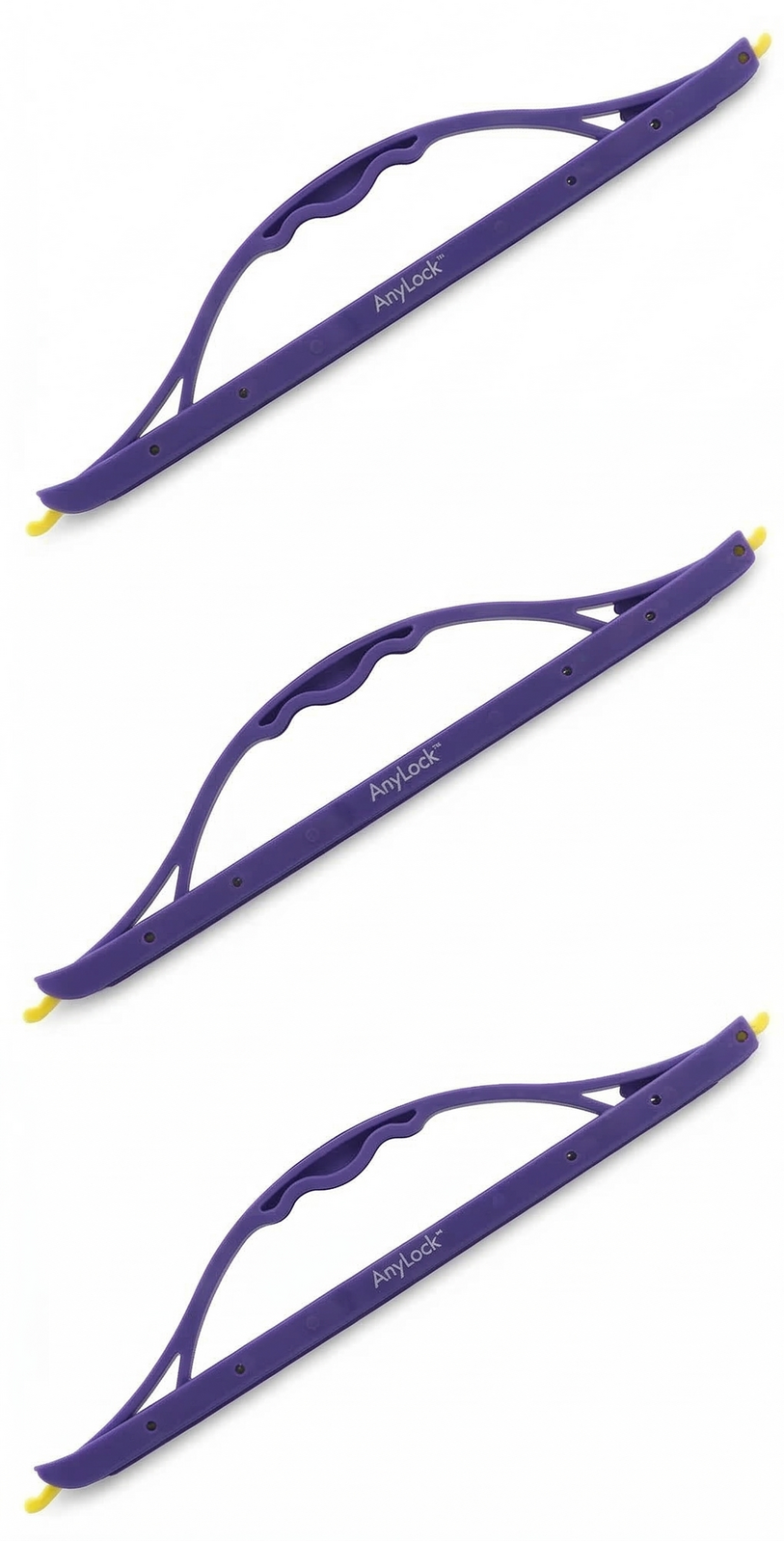 3x ANYLOCK Handle Sealing Rod 285mm Sealers Reusable Clip Lock - Small
